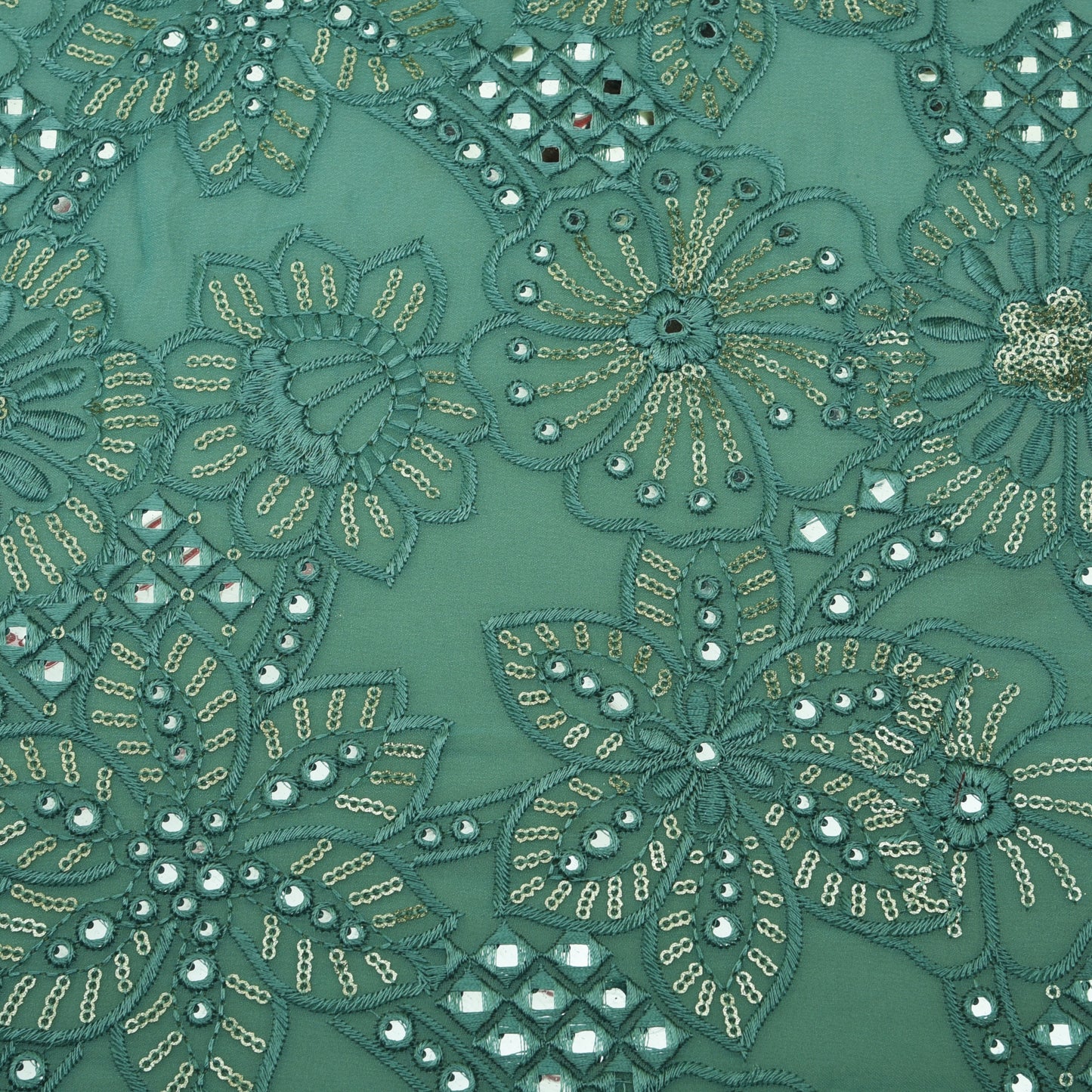 Georgette Embroidery Fabric