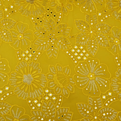 Georgette Embroidery Fabric