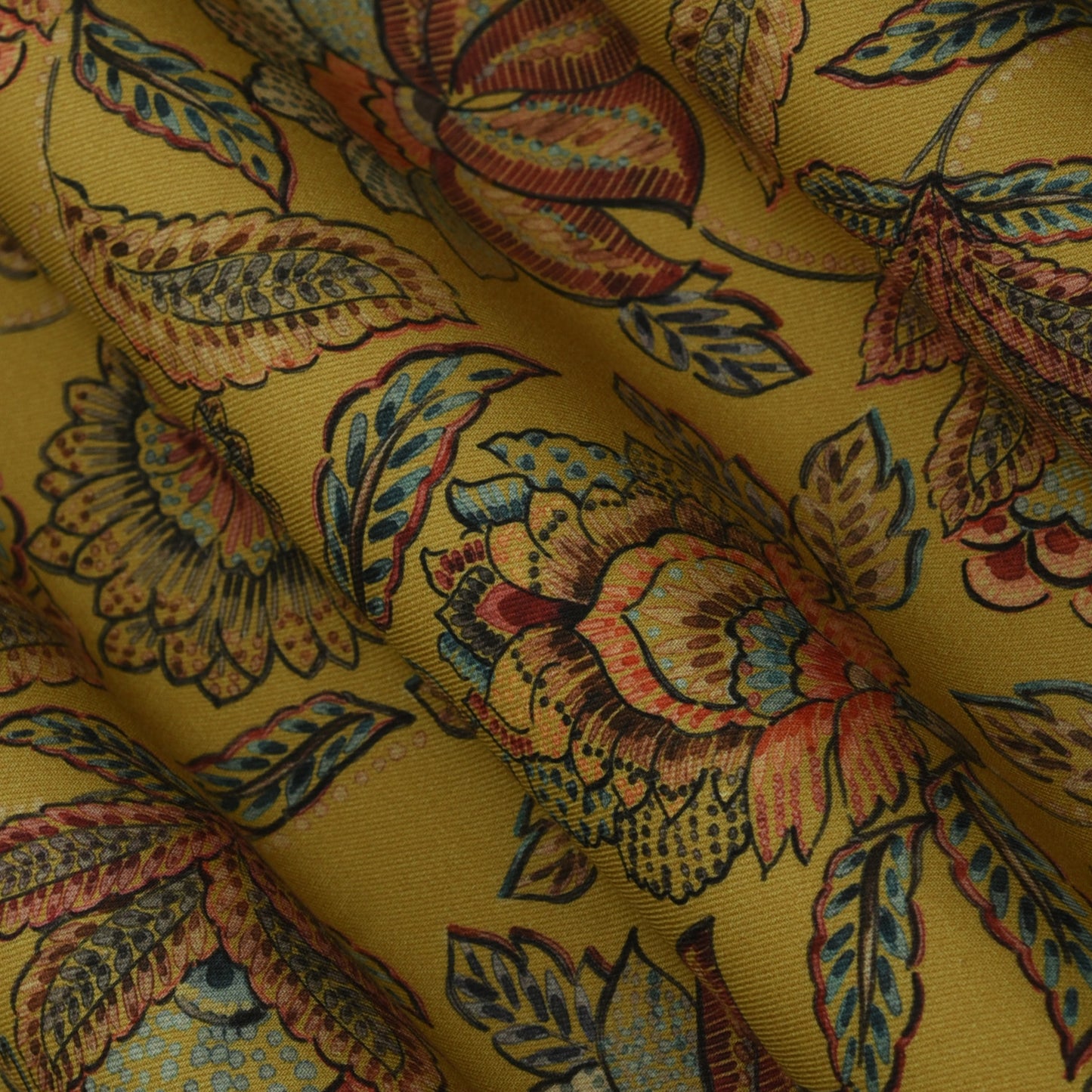 Multicolor Pashmina Print Fabric