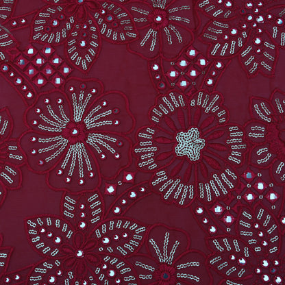 Georgette Embroidery Fabric