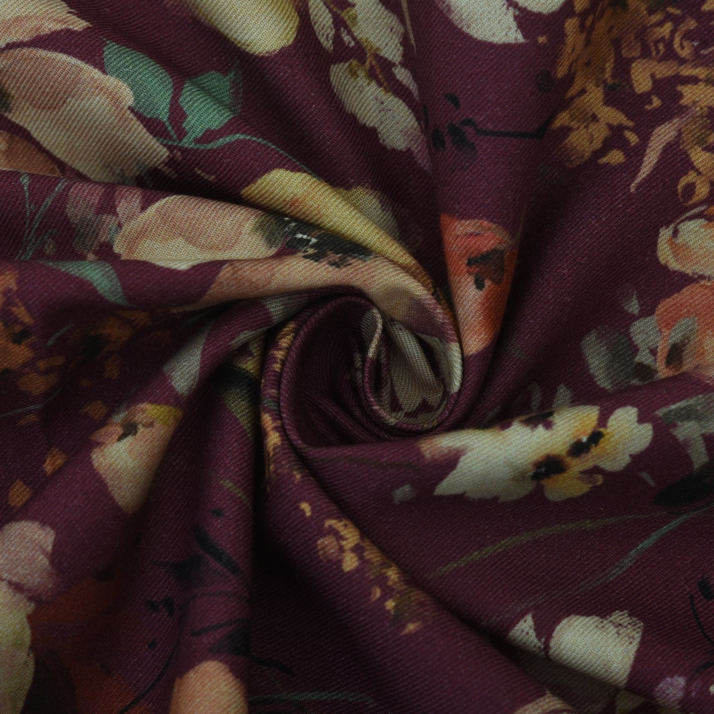 Multicolor Pashmina Print Fabric