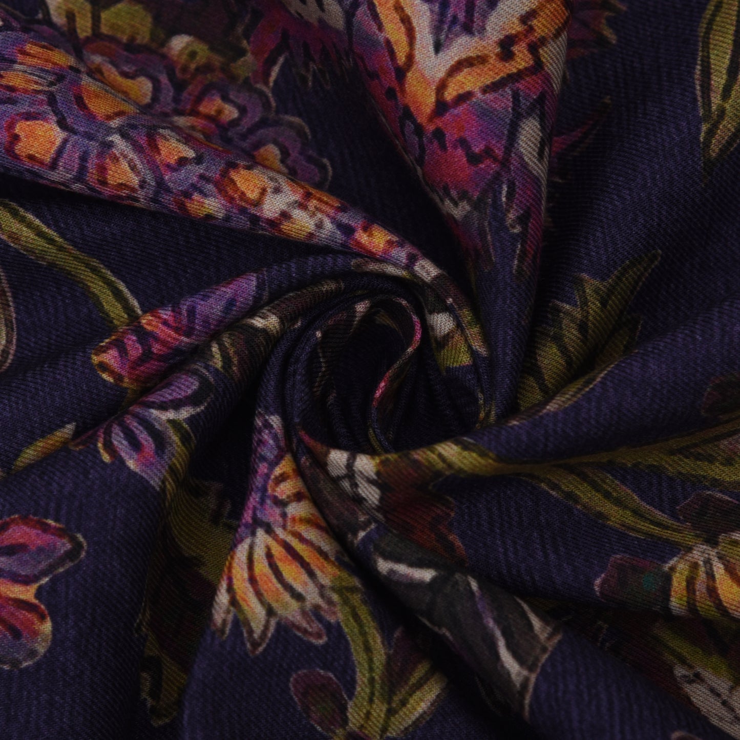 Multicolor Pashmina Print Fabric