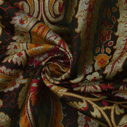 Multicolor Kimkhab Brocade Fabric