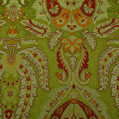 Multicolor Kimkhab Brocade Fabric