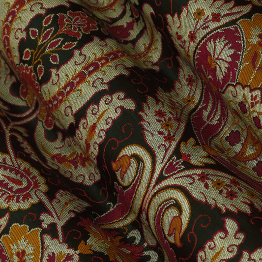 Multicolor Kimkhab Brocade Fabric