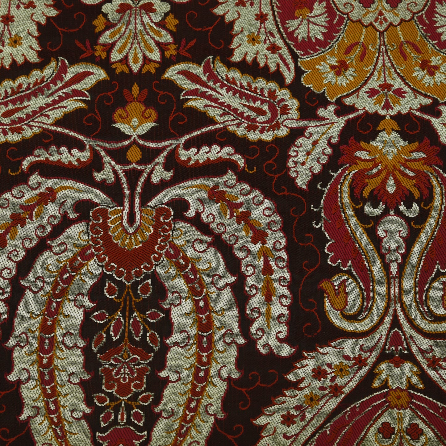 Multicolor Kimkhab Brocade Fabric