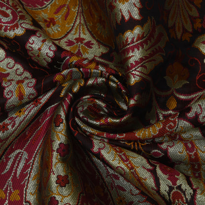 Multicolor Kimkhab Brocade Fabric