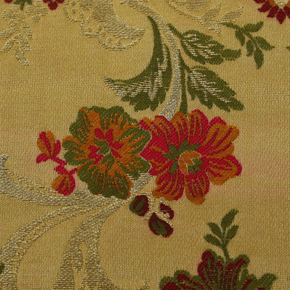 Multicolor Kimkhab Brocade Fabric