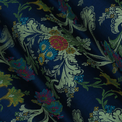 Multicolor Kimkhab Brocade Fabric