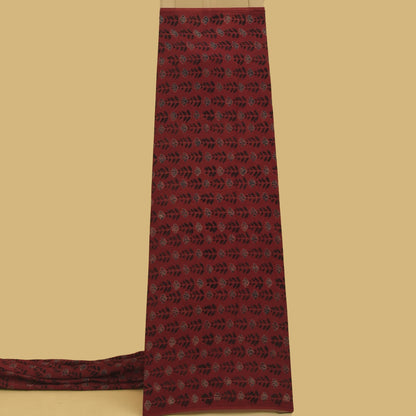 Multicolor Bember Satin Modal Ajrakh Print Fabric