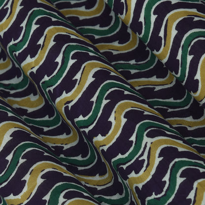 Multicolor Chanderi Print Fabric