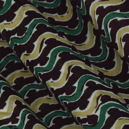 Multicolor Chanderi Print Fabric