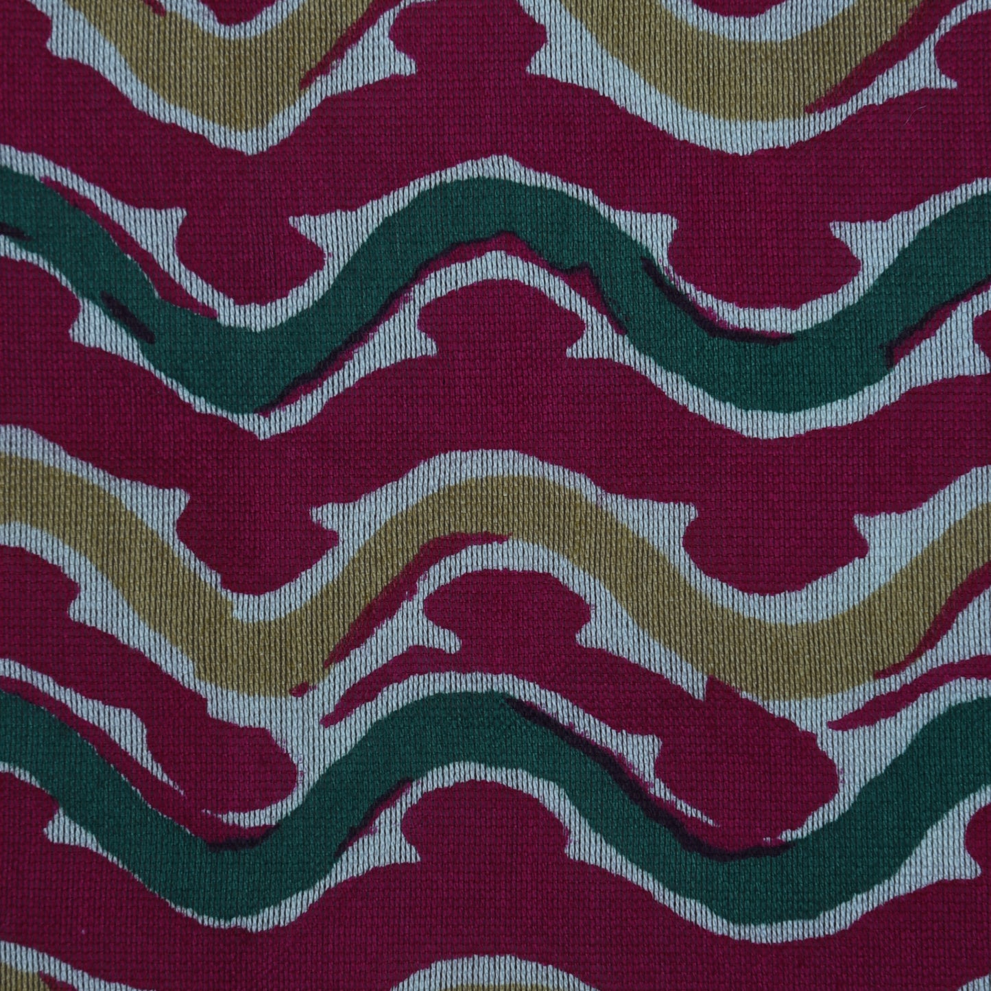 Multicolor Chanderi Print Fabric