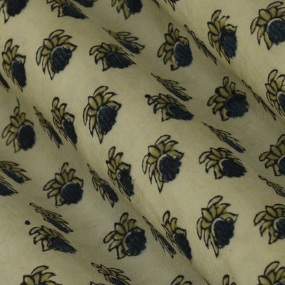 Multicolor Bember Satin Modal Ajrakh Print Fabric