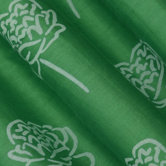 Multicolor Chanderi Print Fabric