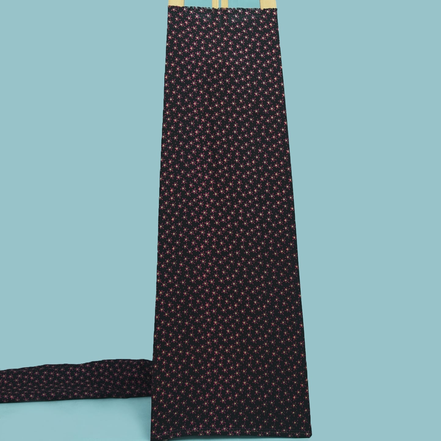 Multicolor Slub Chanderi  Print Fabric