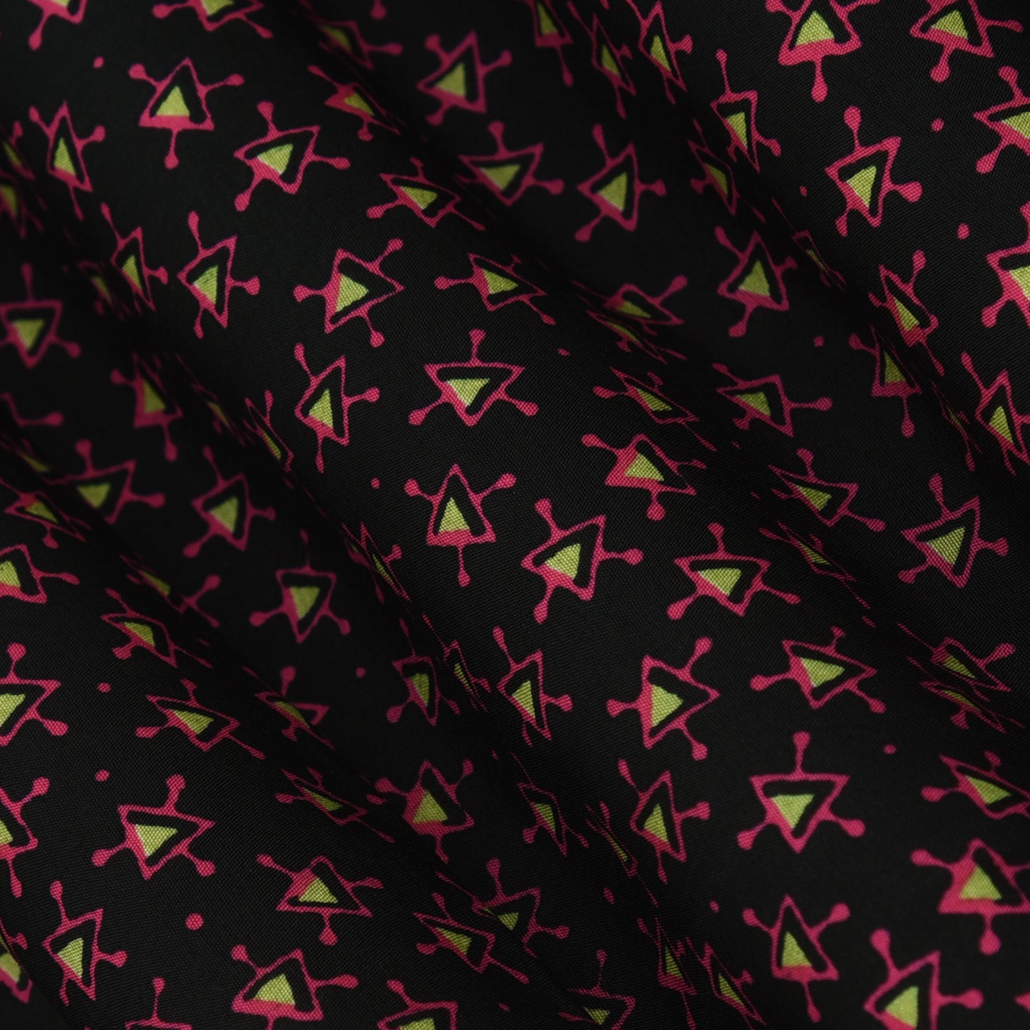 Multicolor Slub Chanderi  Print Fabric