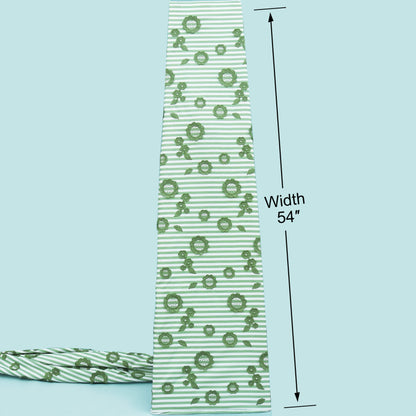 Crepe Stripe Embroidery Fabric