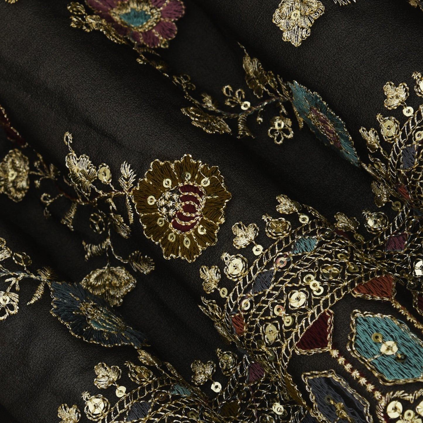 Georgette Embroidery Fabric