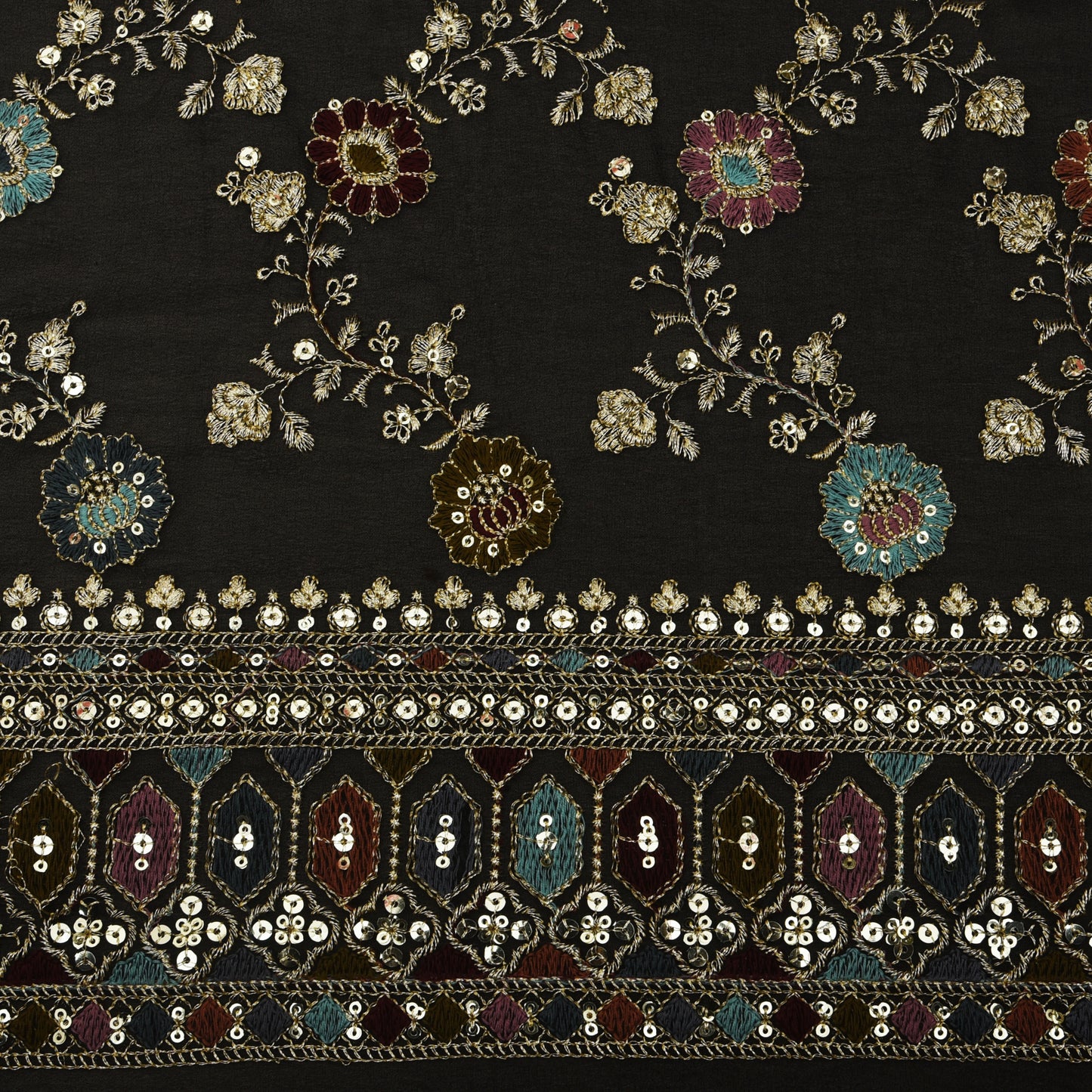 Georgette Embroidery Fabric