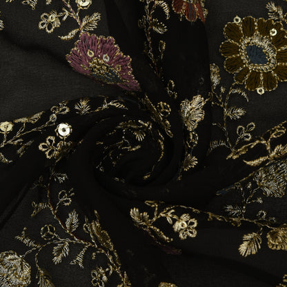 Georgette Embroidery Fabric