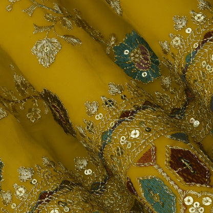 Georgette Embroidery Fabric