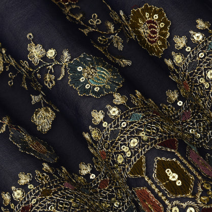 Georgette Embroidery Fabric