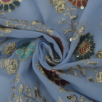 Georgette Embroidery Fabric