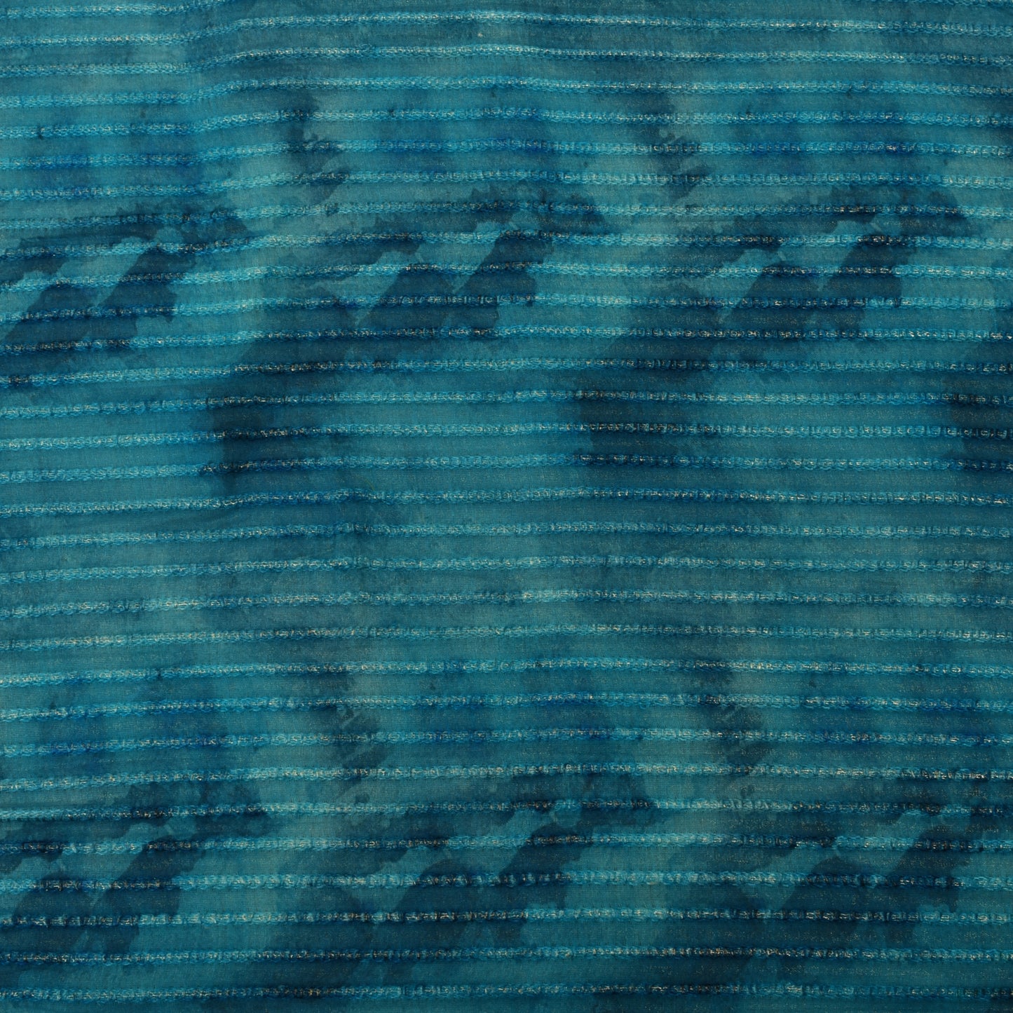 Multicolor Chanderi Tissue Embroidery Fabric