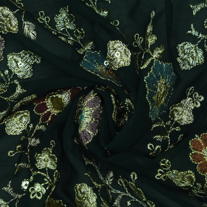 Georgette Embroidery Fabric