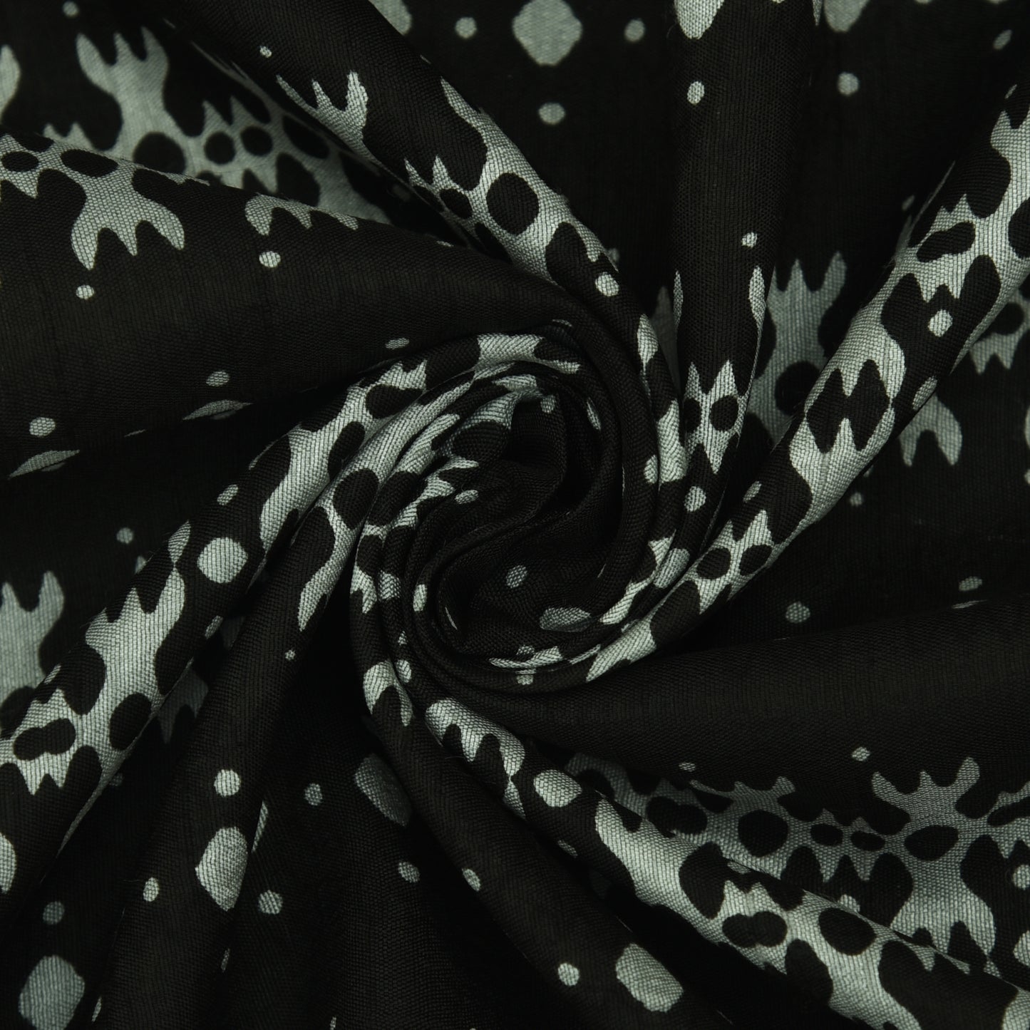 Multicolor Slub Dupion Print Fabric