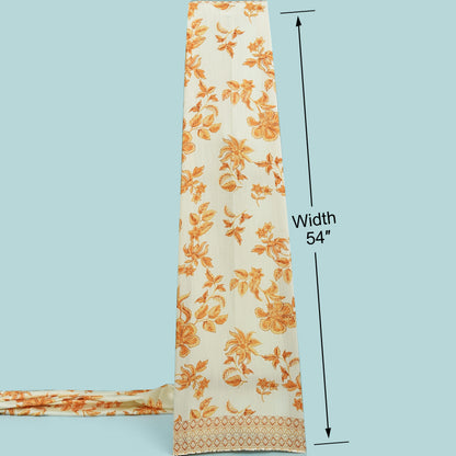 Cotton Linen Print Fabric