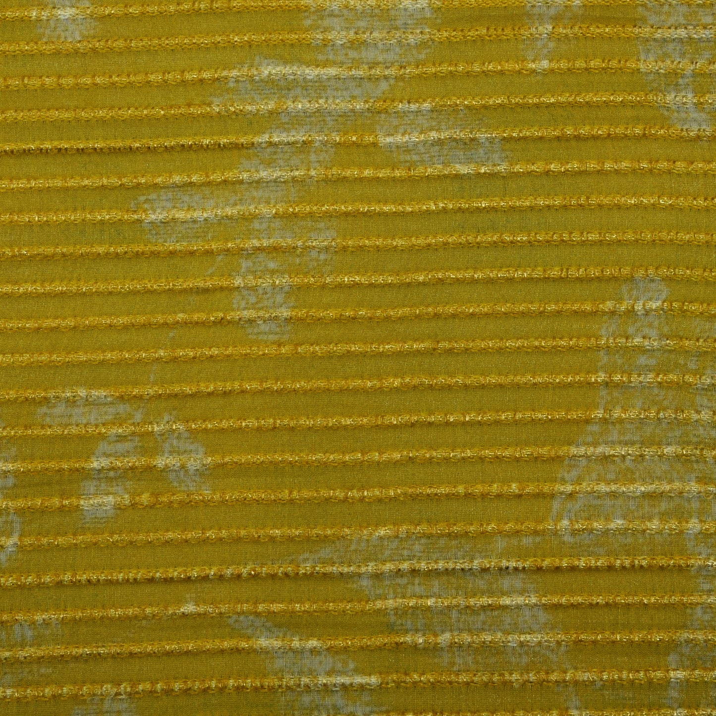 Multicolor Chanderi Tissue Embroidery Fabric