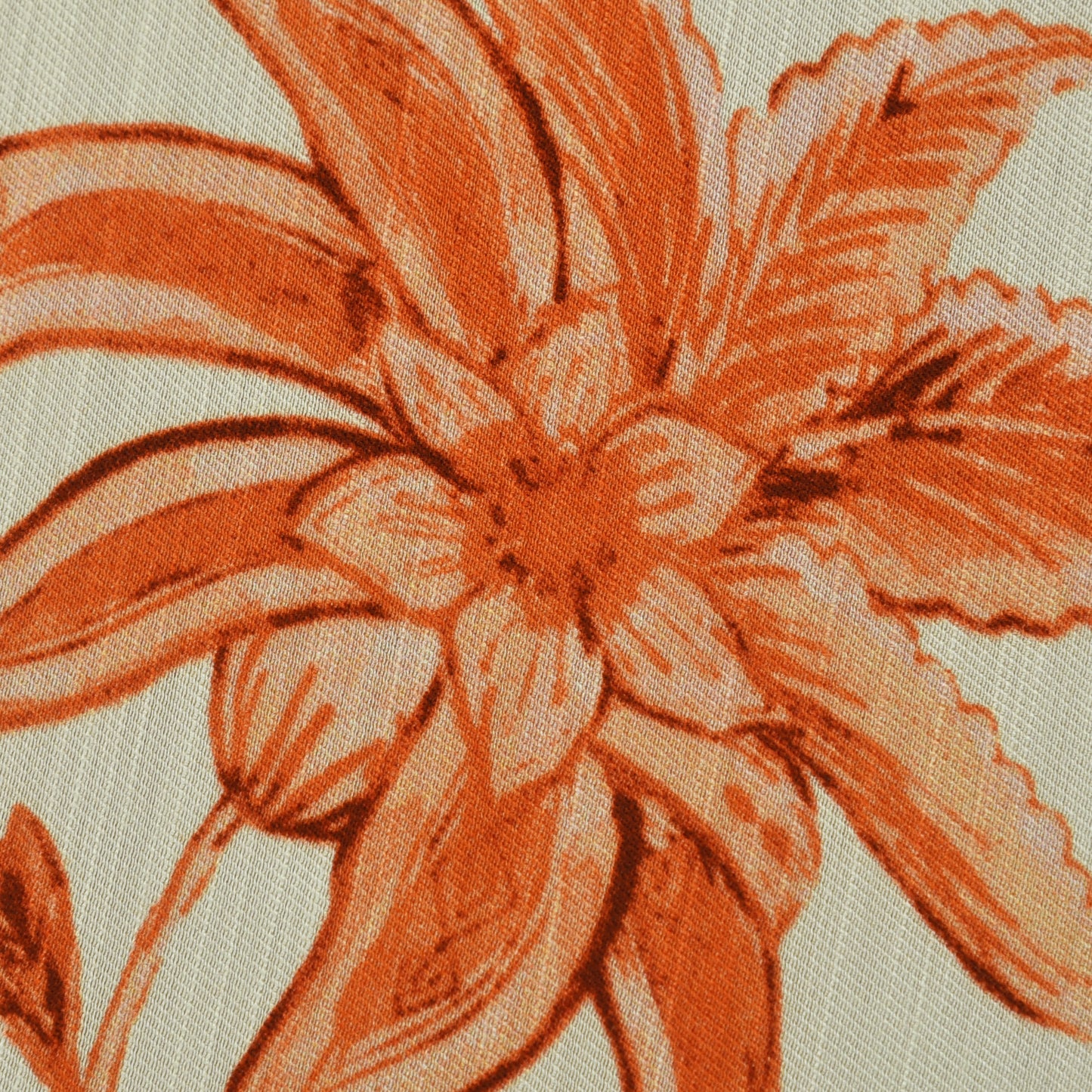 Cotton Linen Print Fabric