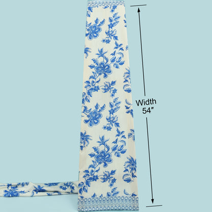 Cotton Linen Print Fabric