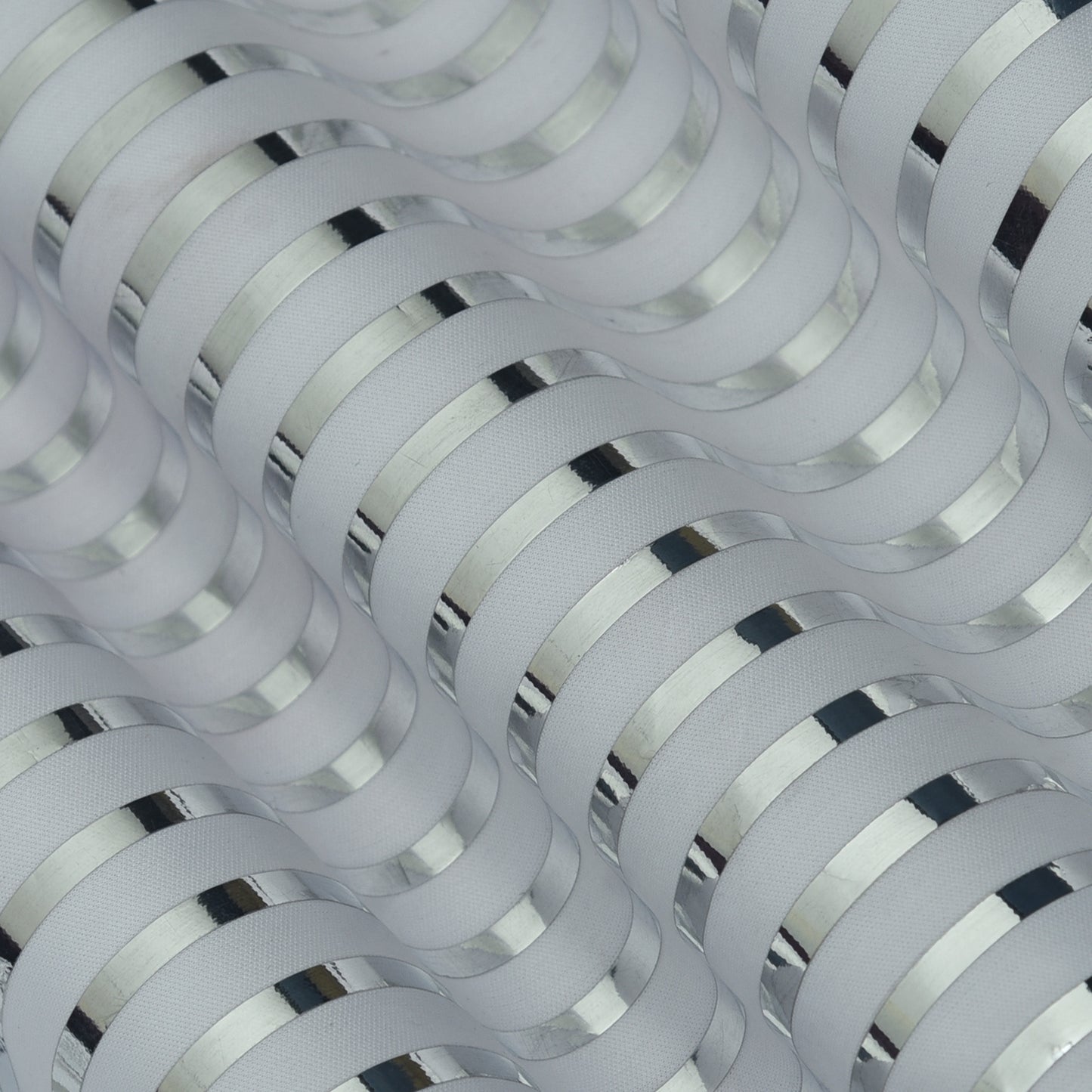 Velvet Foil Stripe Fabric