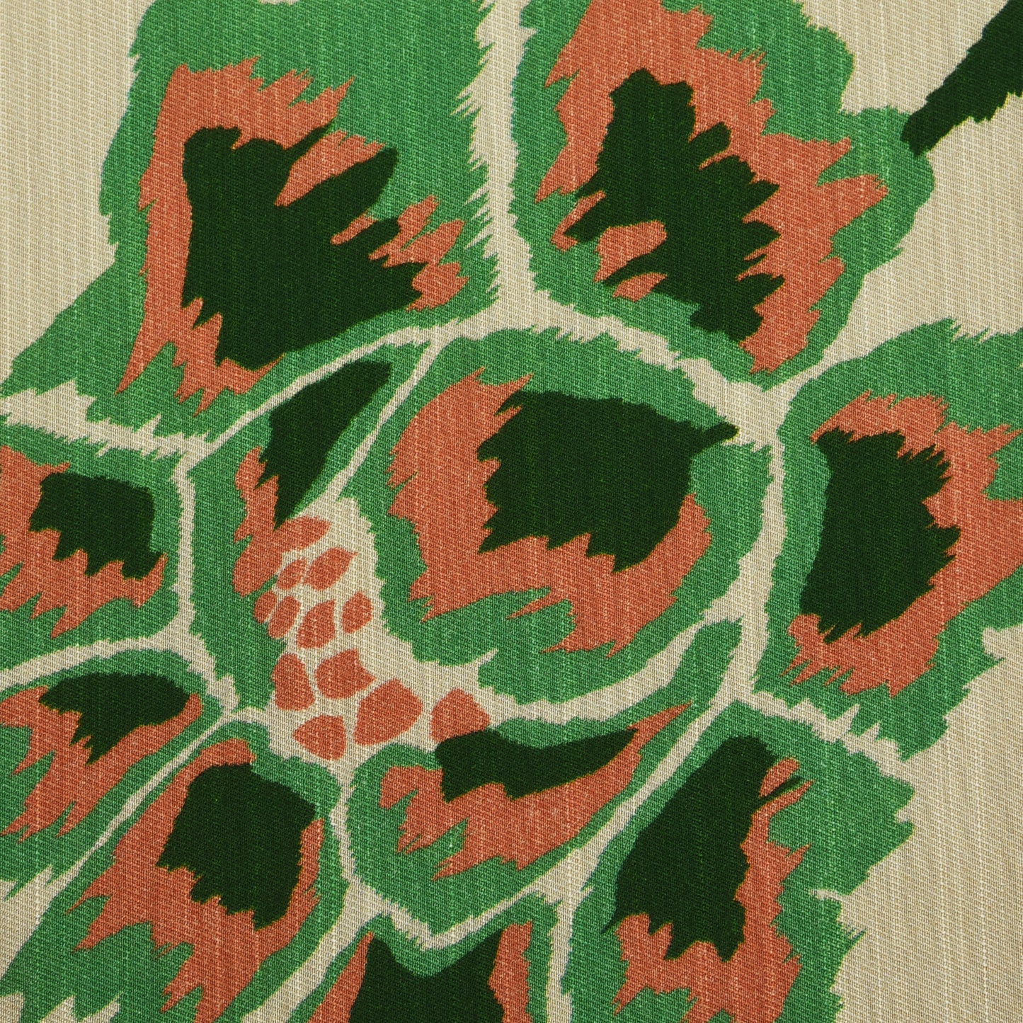 Cotton Linen Print Fabric