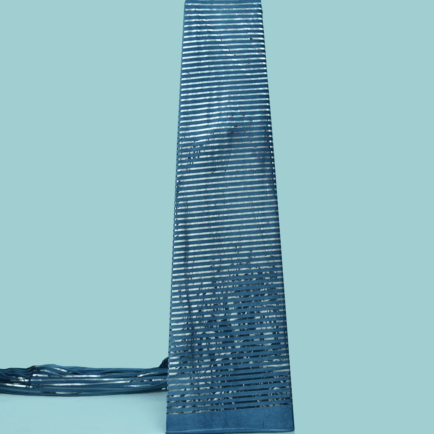 Velvet Foil Stripe Fabric