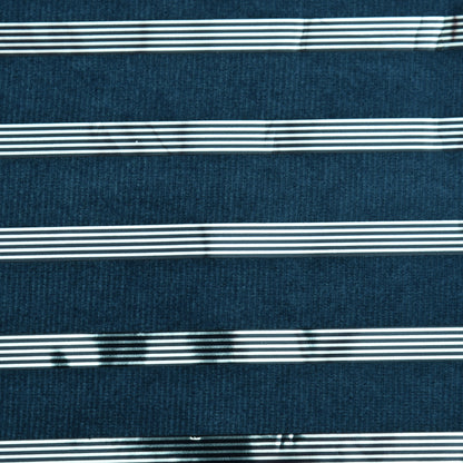 Velvet Foil Stripe Fabric