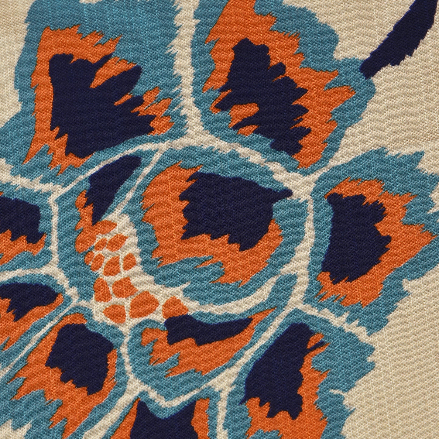 Cotton Linen Print Fabric