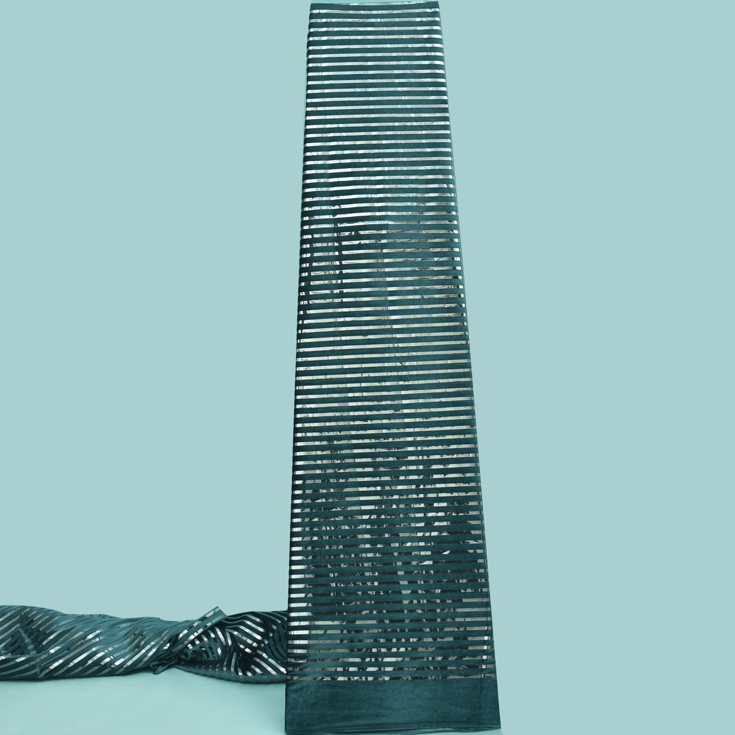 Velvet Foil Stripe Fabric