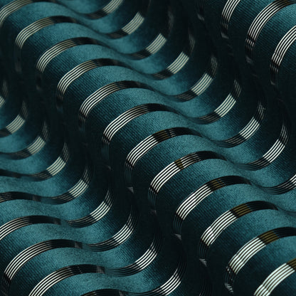Velvet Foil Stripe Fabric