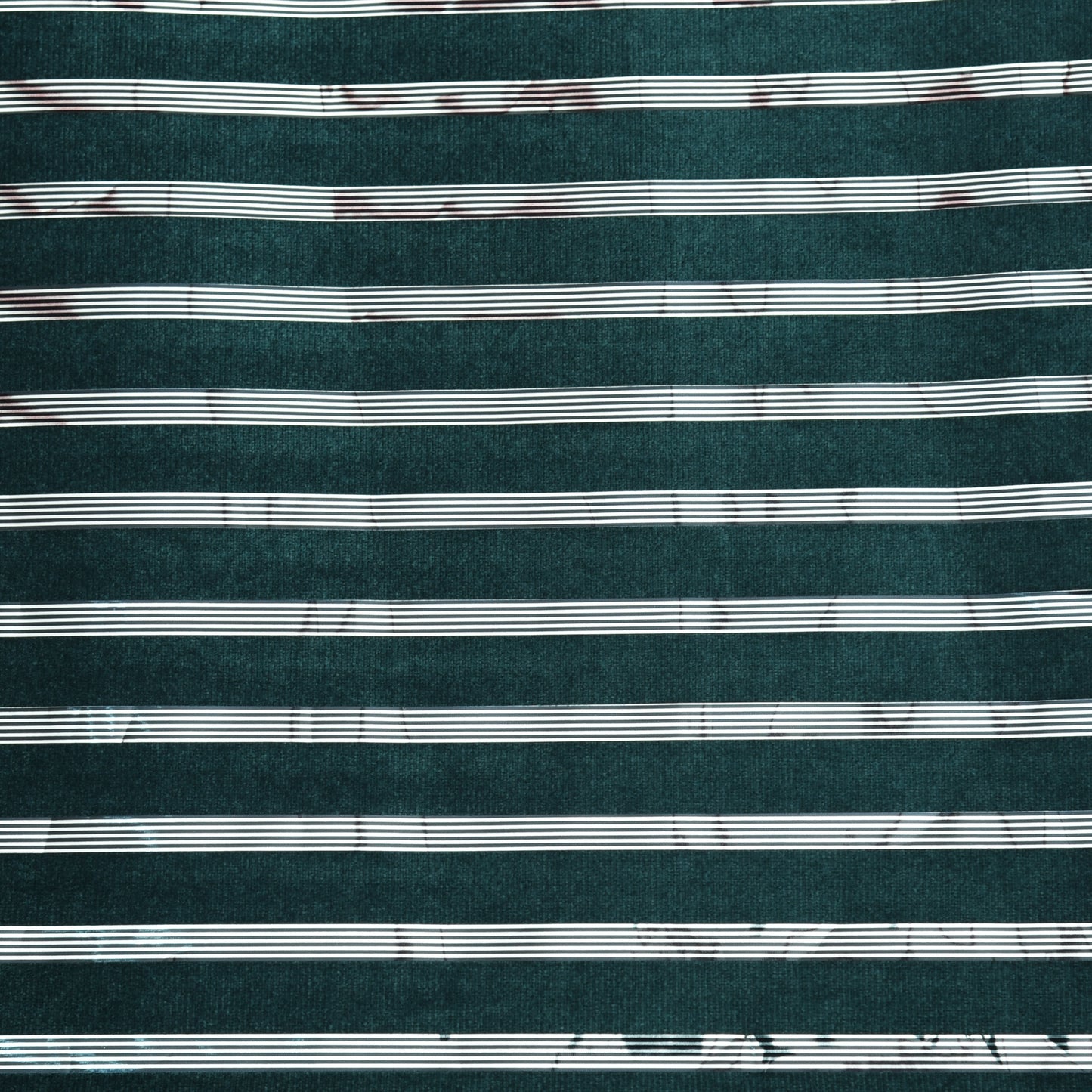 Velvet Foil Stripe Fabric