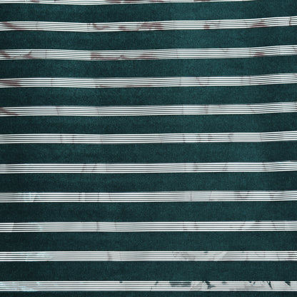 Velvet Foil Stripe Fabric