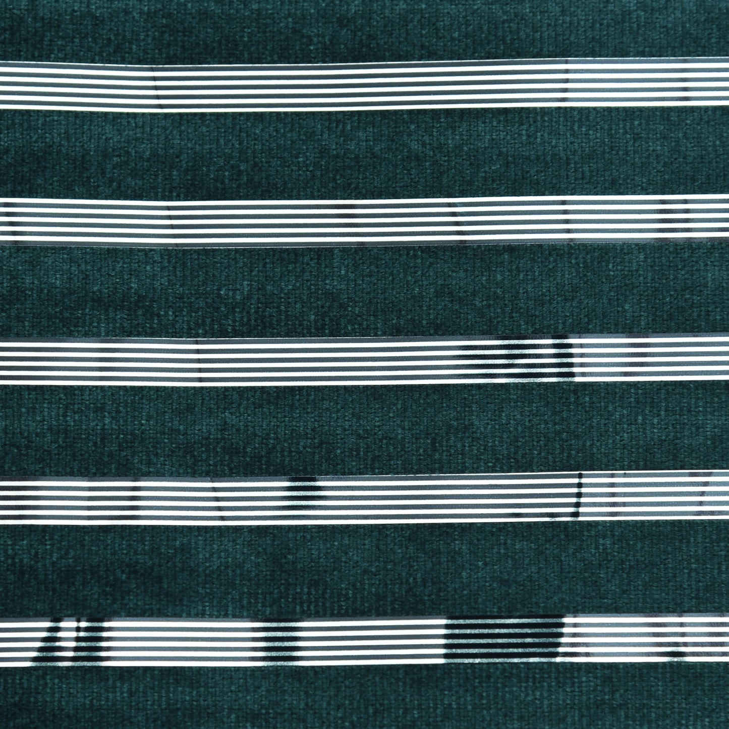 Velvet Foil Stripe Fabric