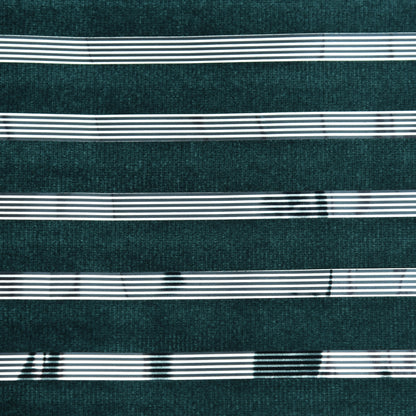 Velvet Foil Stripe Fabric