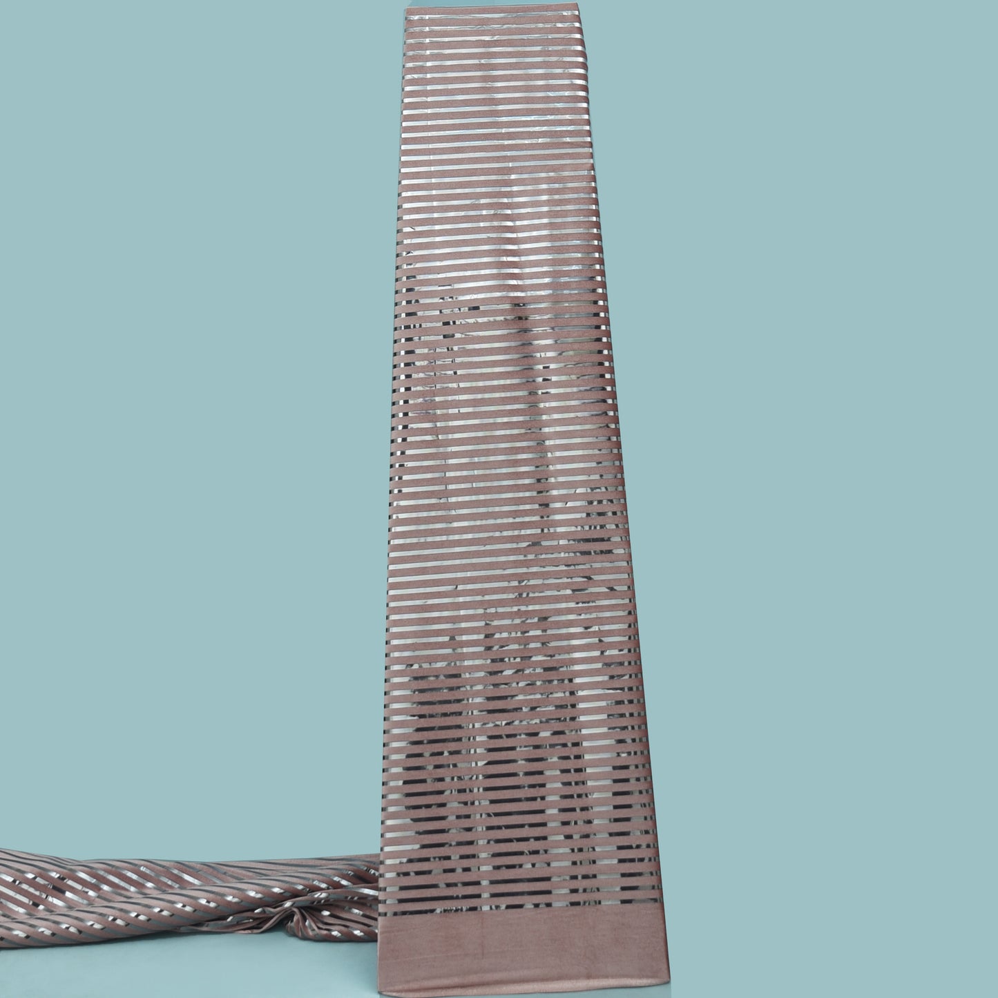 Velvet Foil Stripe Fabric