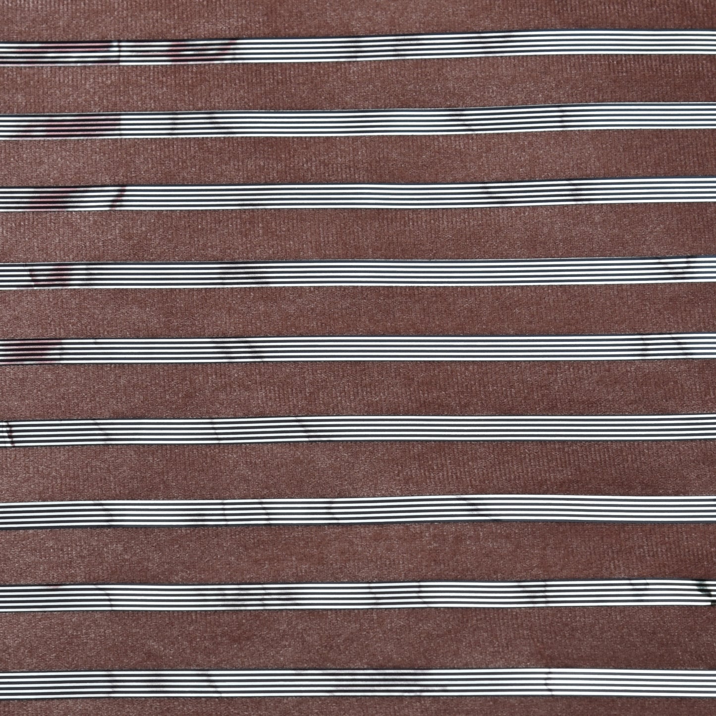 Velvet Foil Stripe Fabric