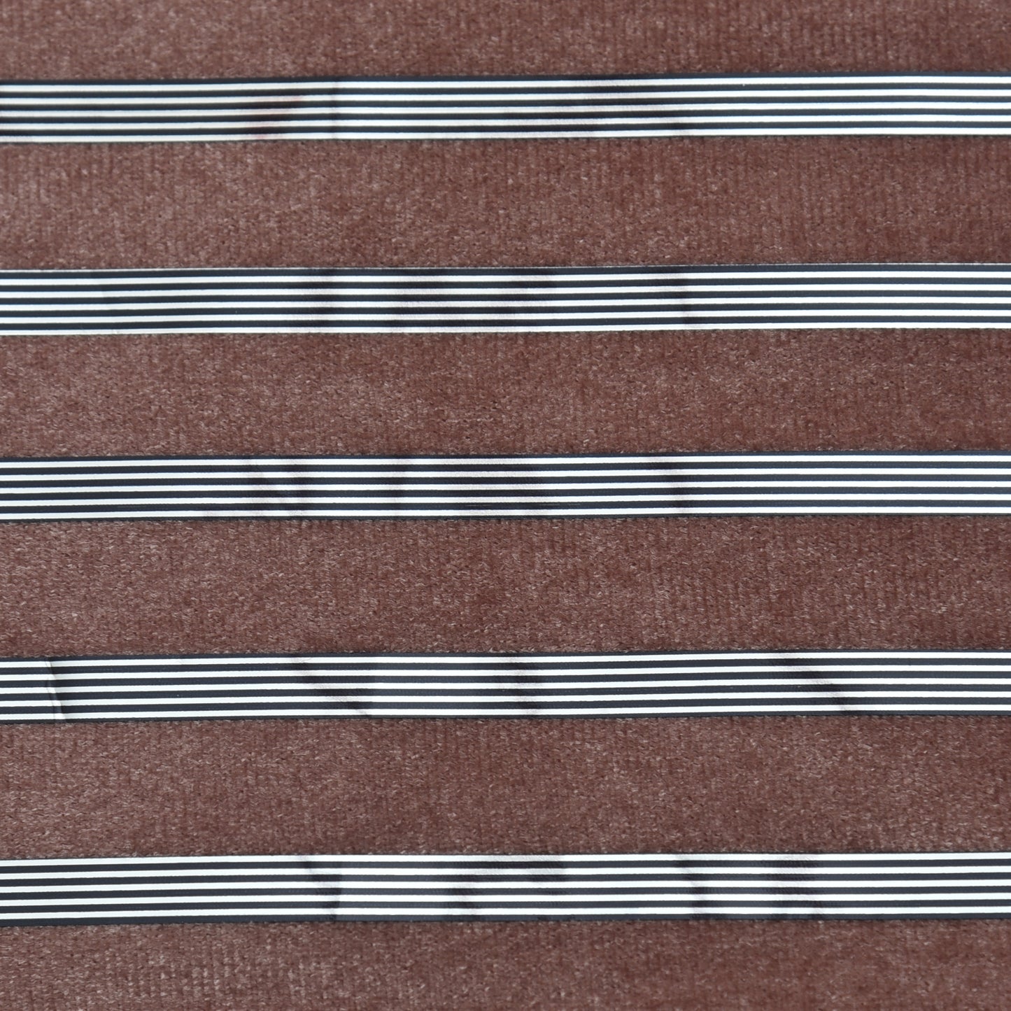 Velvet Foil Stripe Fabric