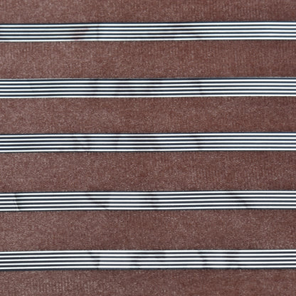 Velvet Foil Stripe Fabric